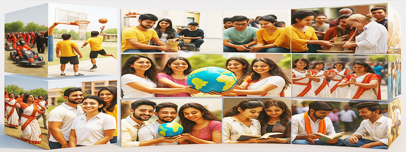 Vibrant hub of cultural diversity